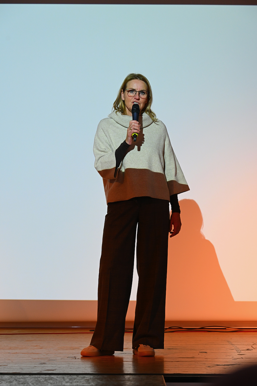 Frau Mascher verabschiedet die G&auml;ste der Veranstaltung